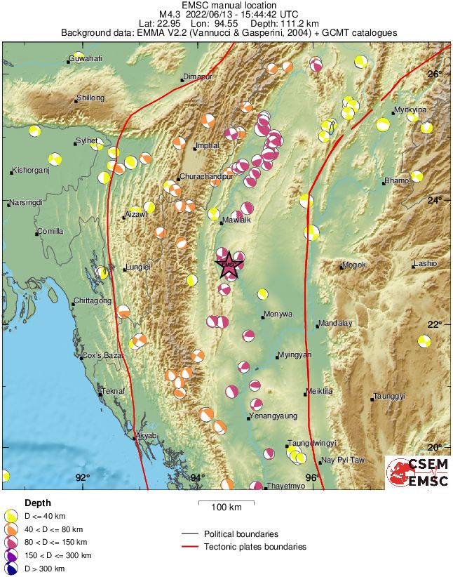 Regional moment Tensor