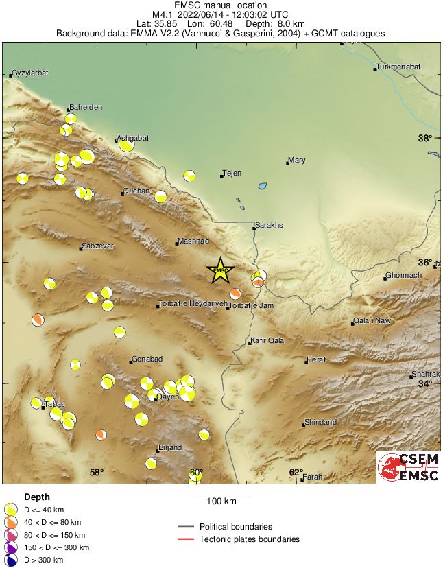Regional moment Tensor