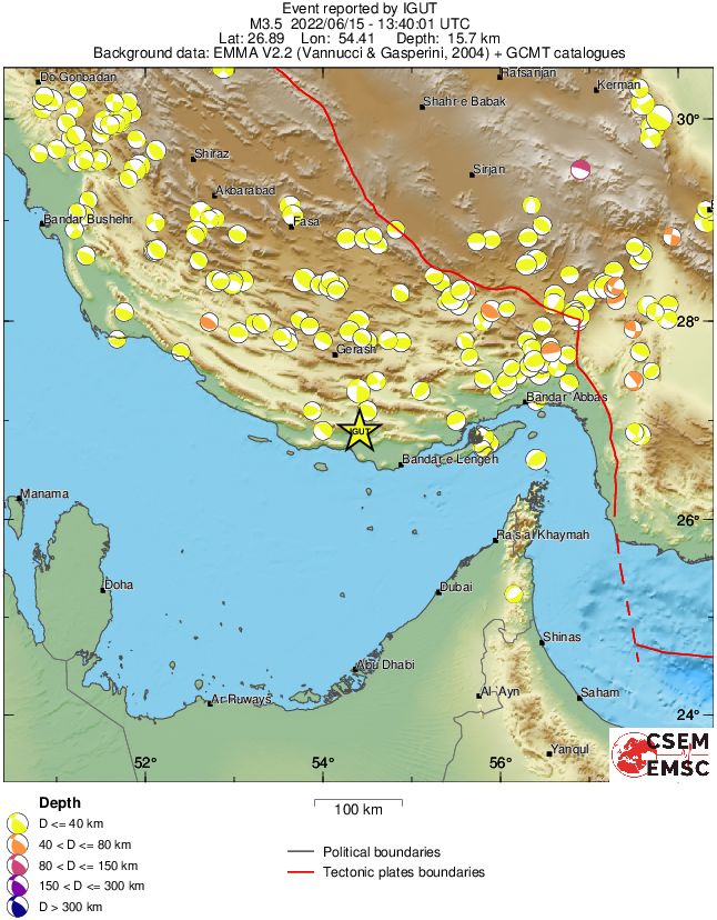 Regional moment Tensor