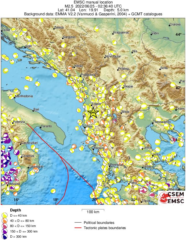 Regional moment Tensor
