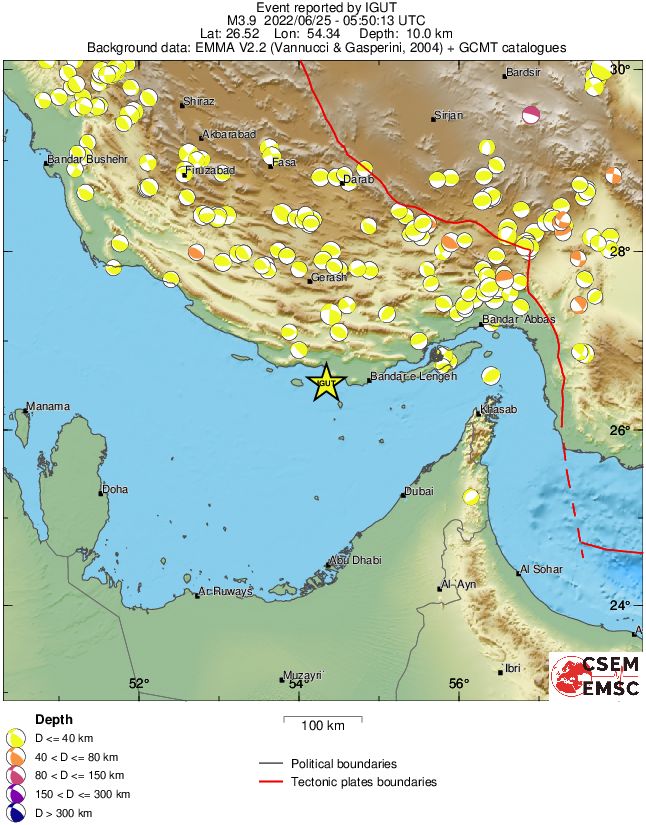 Regional moment Tensor