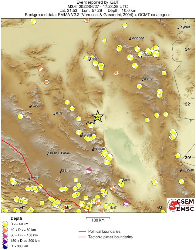 Regional moment Tensor