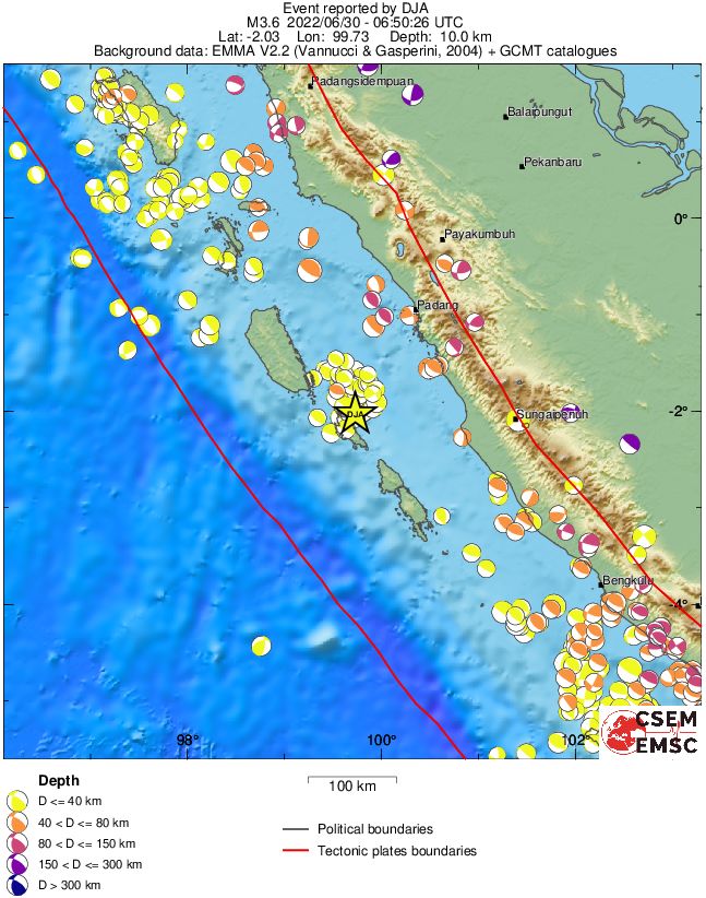 Regional moment Tensor
