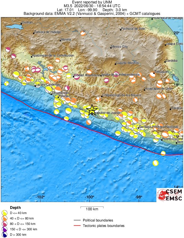 Regional moment Tensor