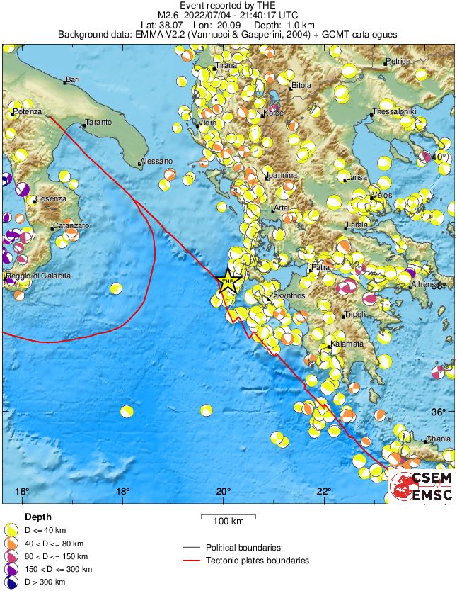 Regional moment Tensor