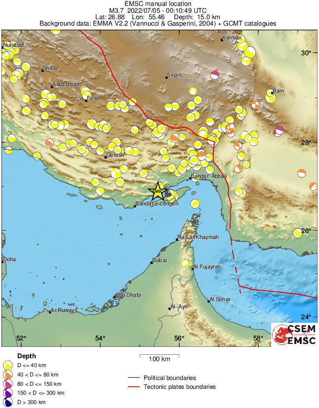 Regional moment Tensor