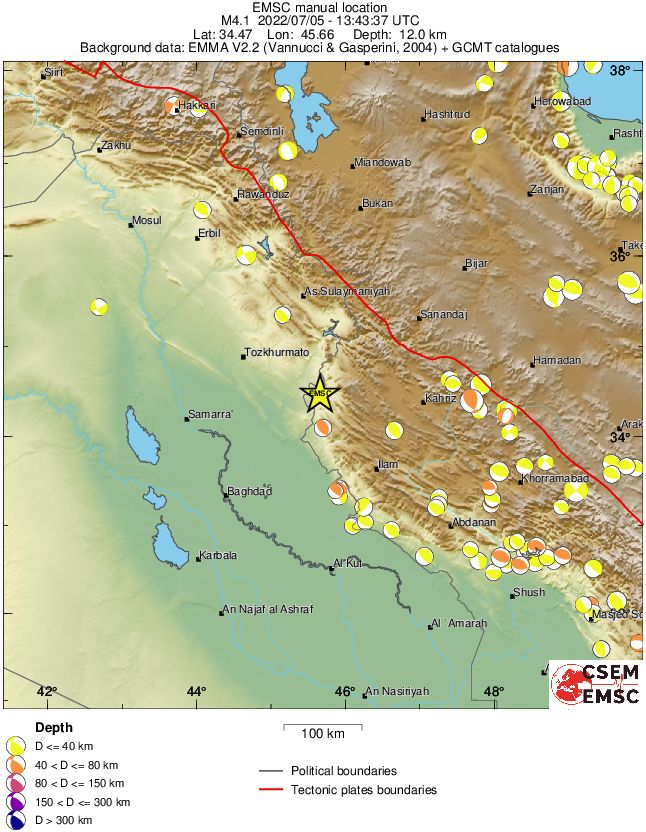 Regional moment Tensor