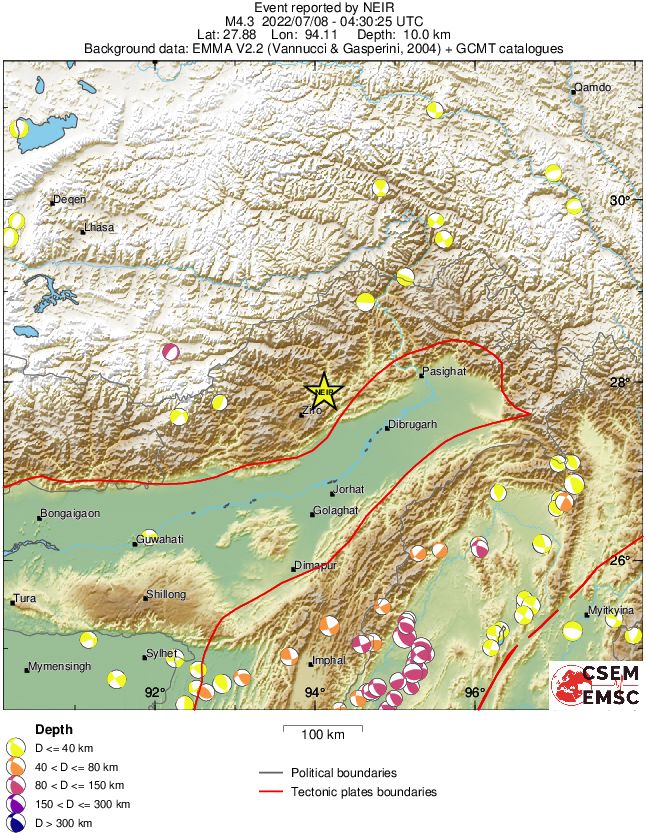 Regional moment Tensor