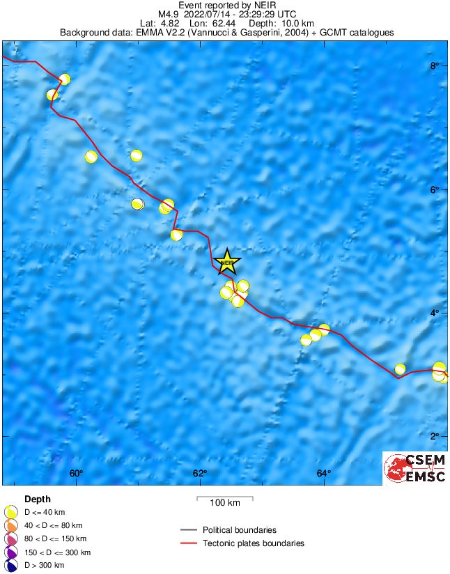Regional moment Tensor