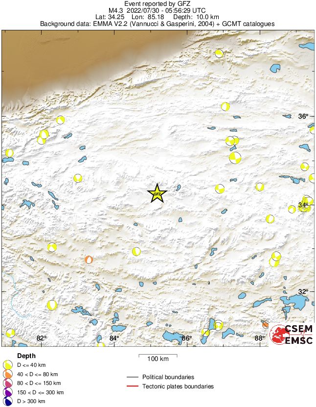 Regional moment Tensor