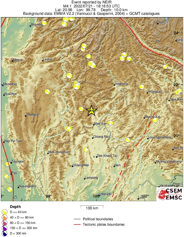 Regional moment Tensor