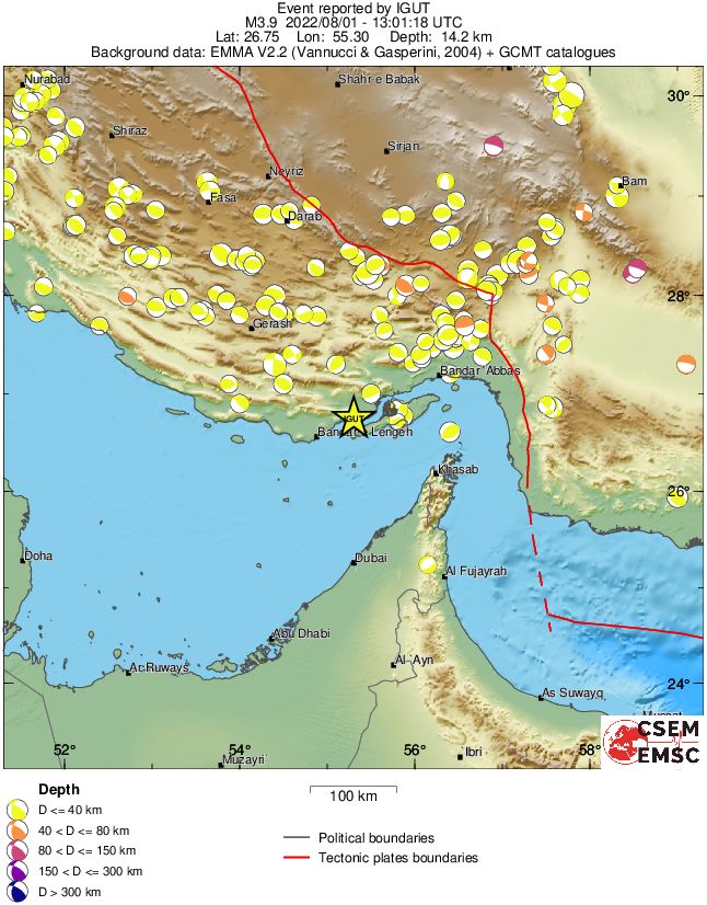 Regional moment Tensor