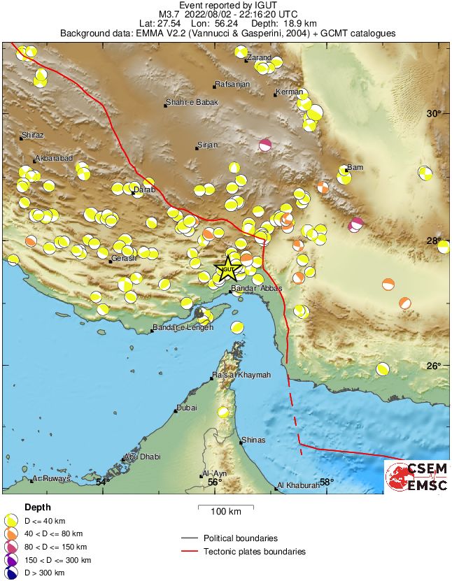 Regional moment Tensor