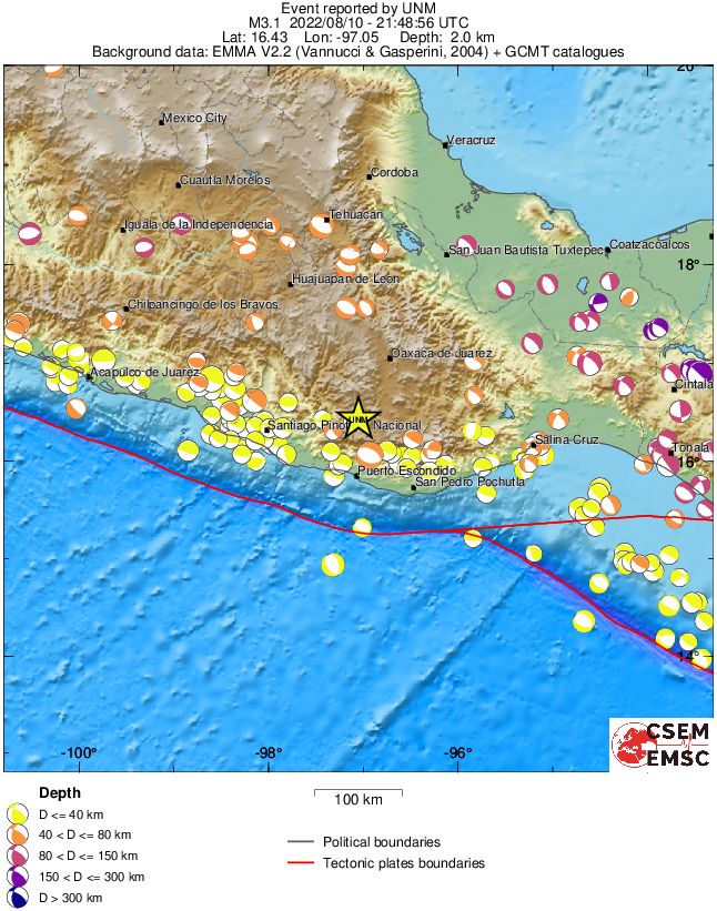 Regional moment Tensor