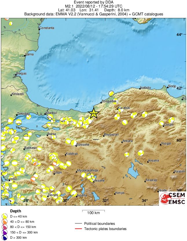 Regional moment Tensor