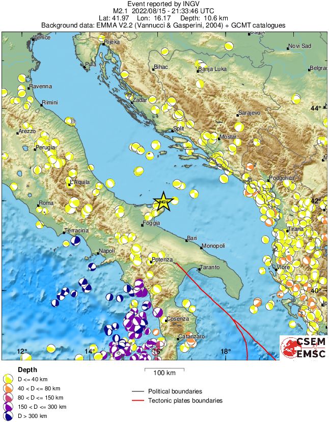Regional moment Tensor