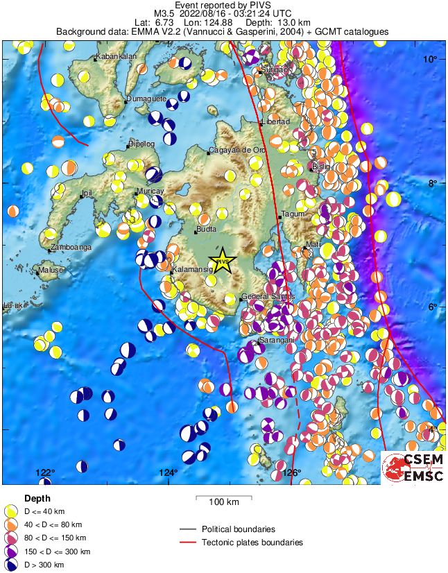 Regional moment Tensor