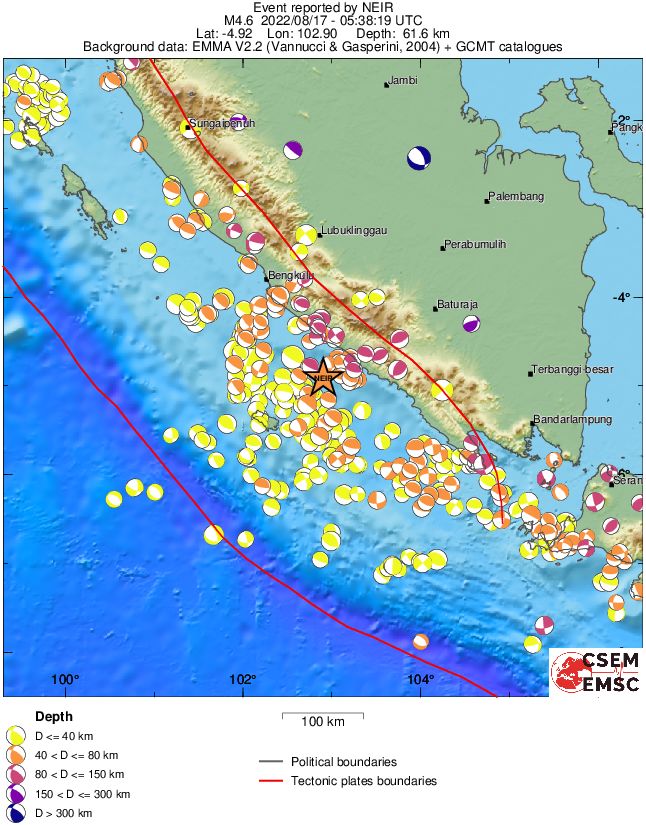 Regional moment Tensor