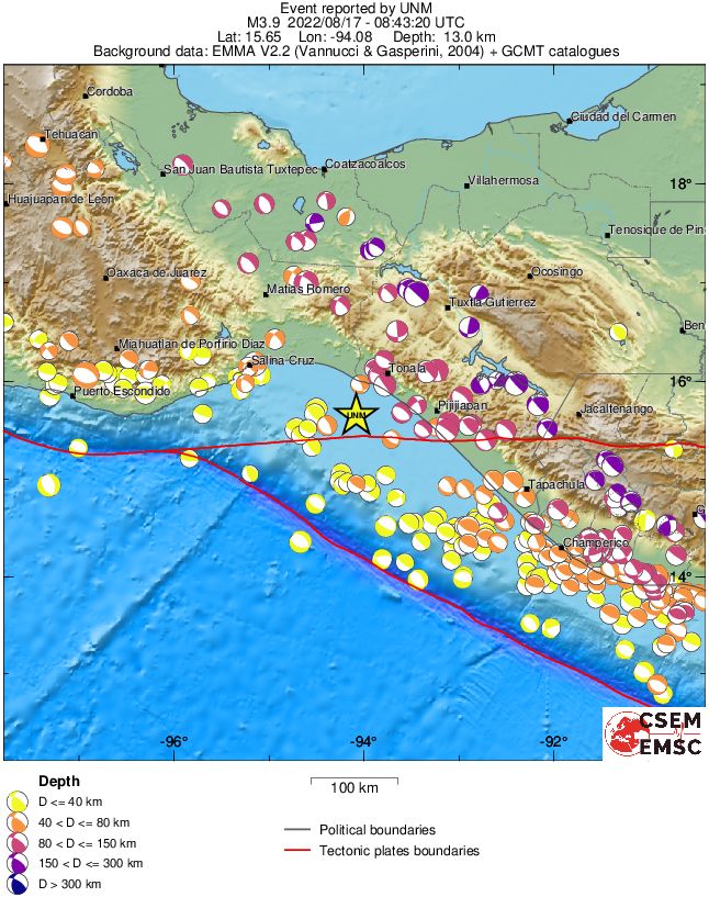 Regional moment Tensor