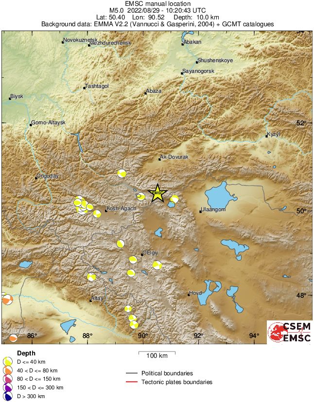 Regional moment Tensor