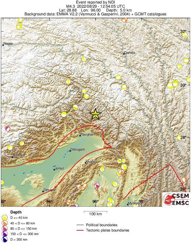 Regional moment Tensor