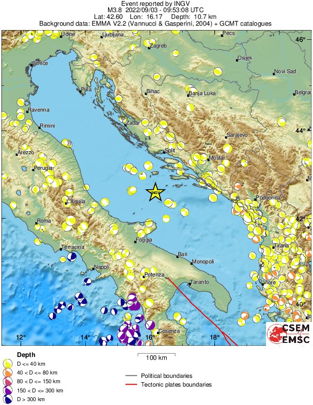 Regional moment Tensor