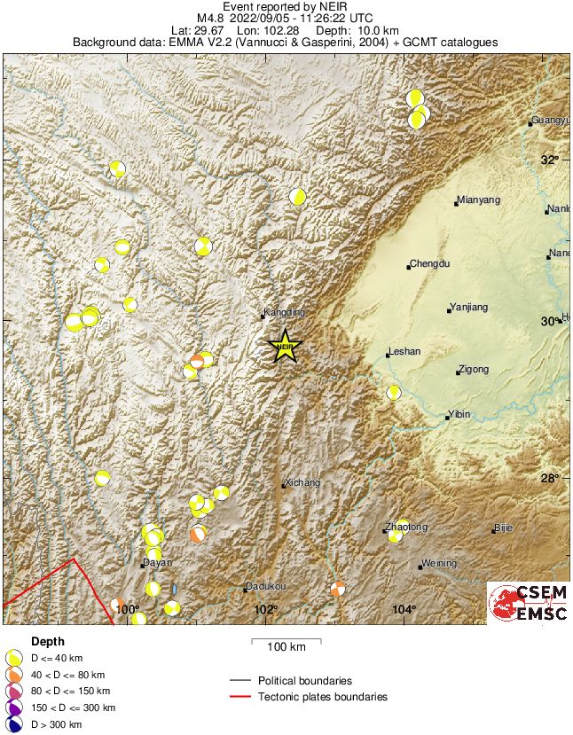 Regional moment Tensor