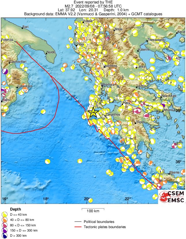Regional moment Tensor