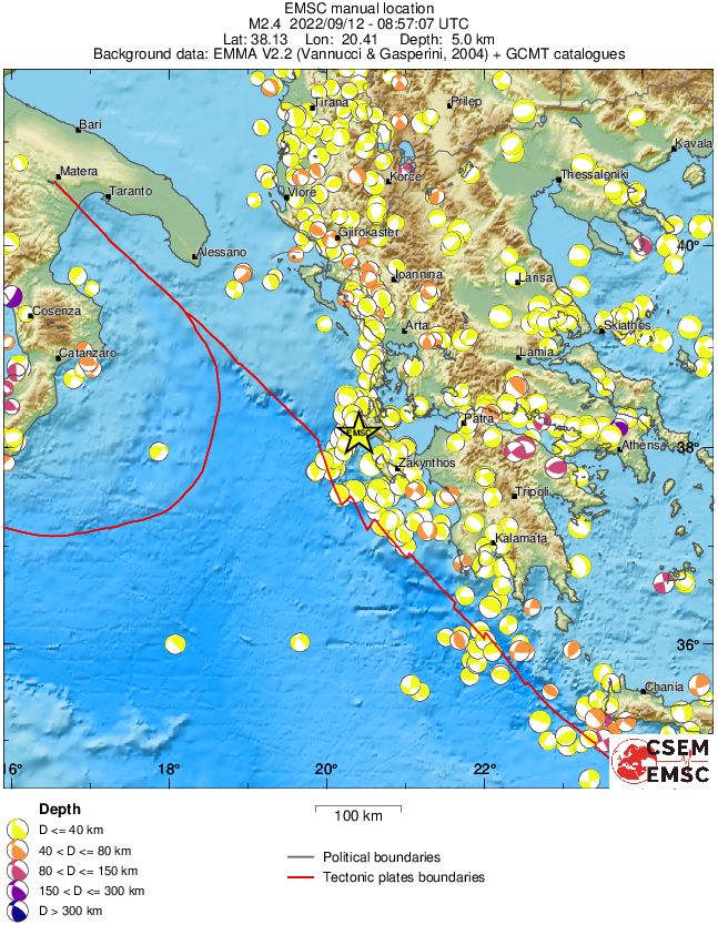 Regional moment Tensor