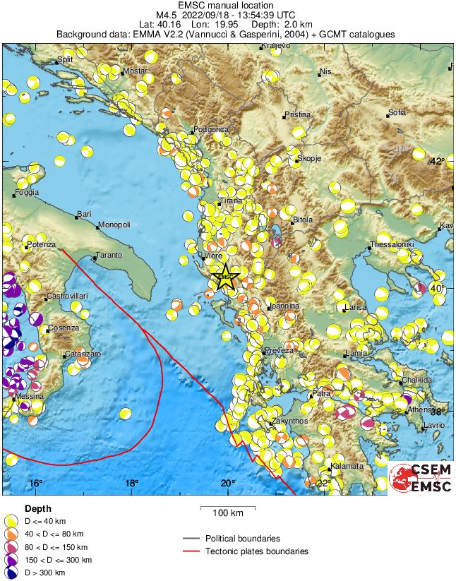 Regional moment Tensor
