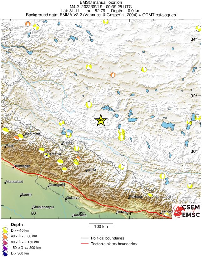 Regional moment Tensor