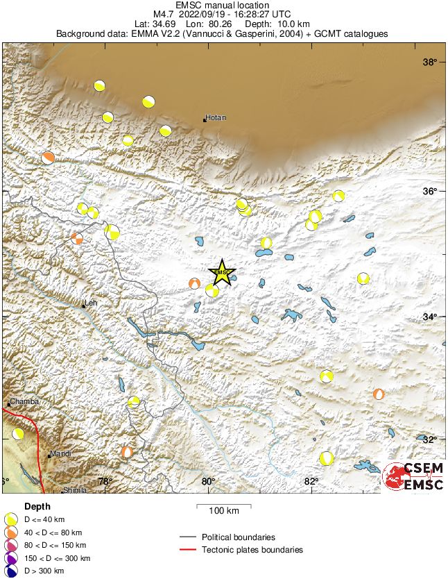 Regional moment Tensor