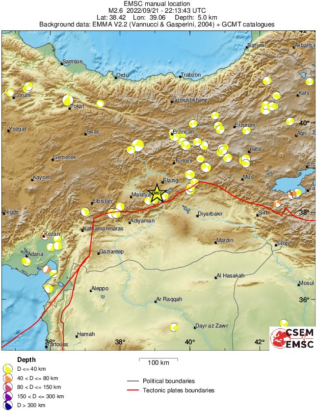 Regional moment Tensor