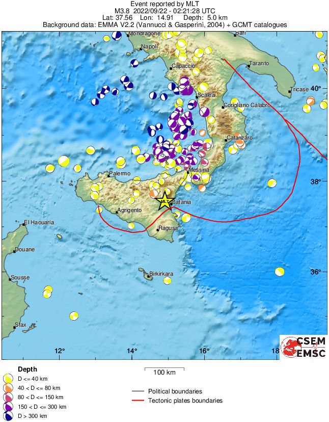 Regional moment Tensor