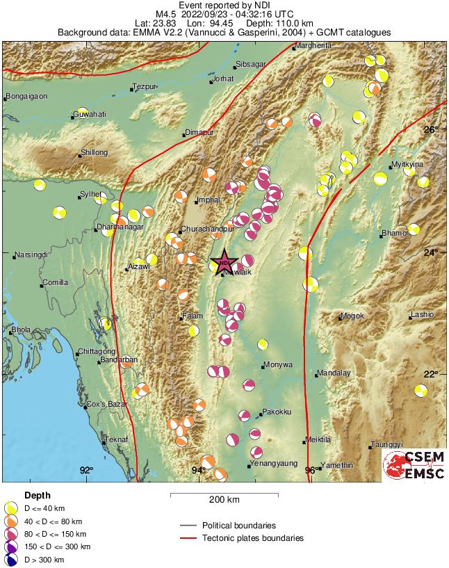 Regional moment Tensor