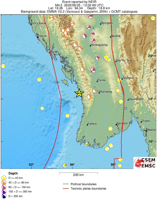 Regional moment Tensor