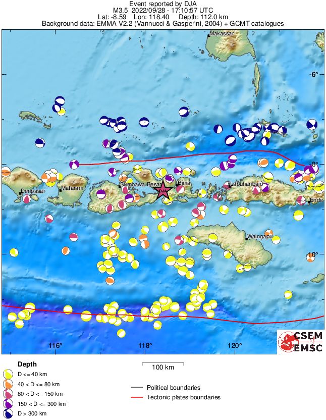 Regional moment Tensor
