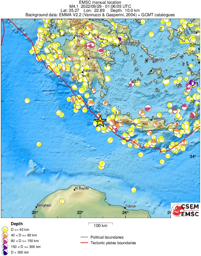 Regional moment Tensor