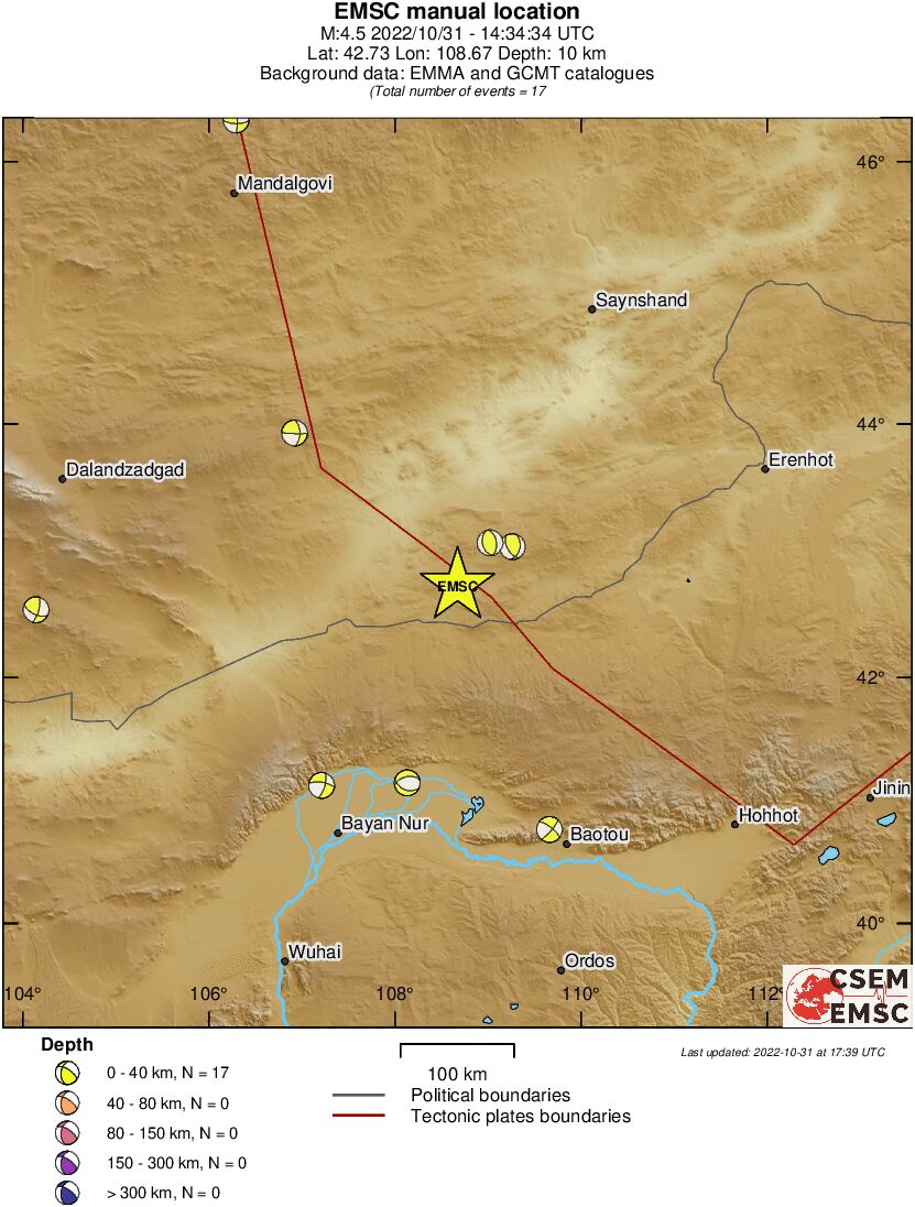 Regional moment Tensor