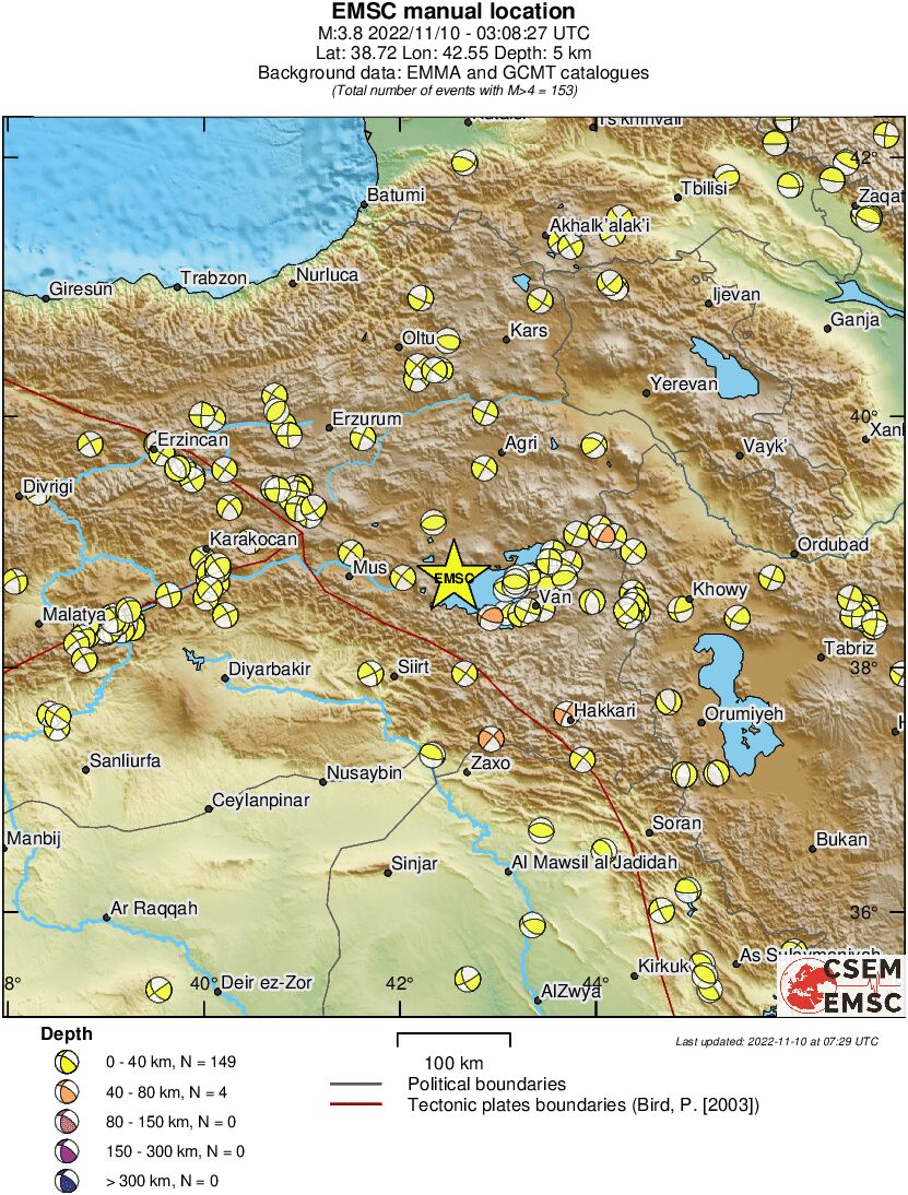 Regional moment Tensor