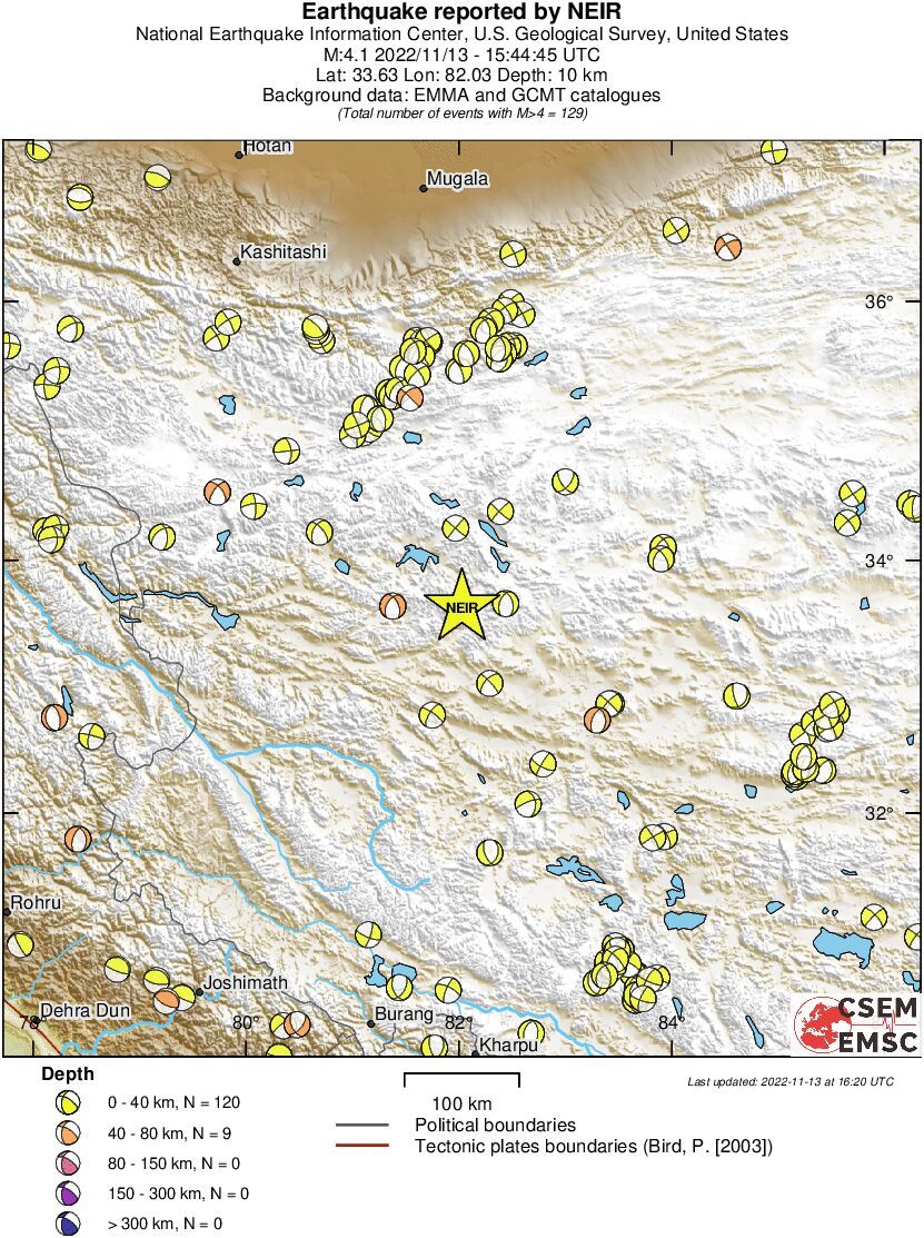 Regional moment Tensor