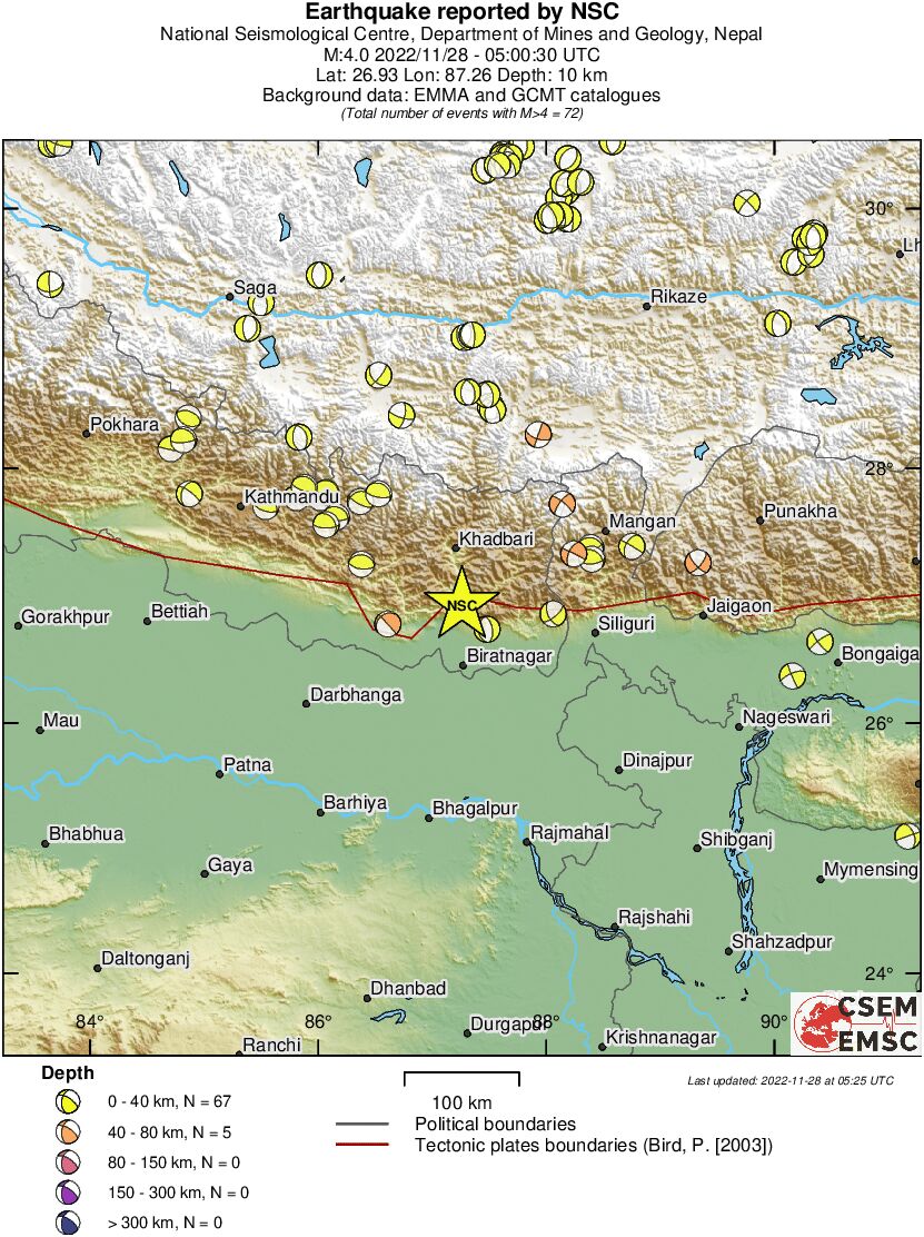 Regional moment Tensor