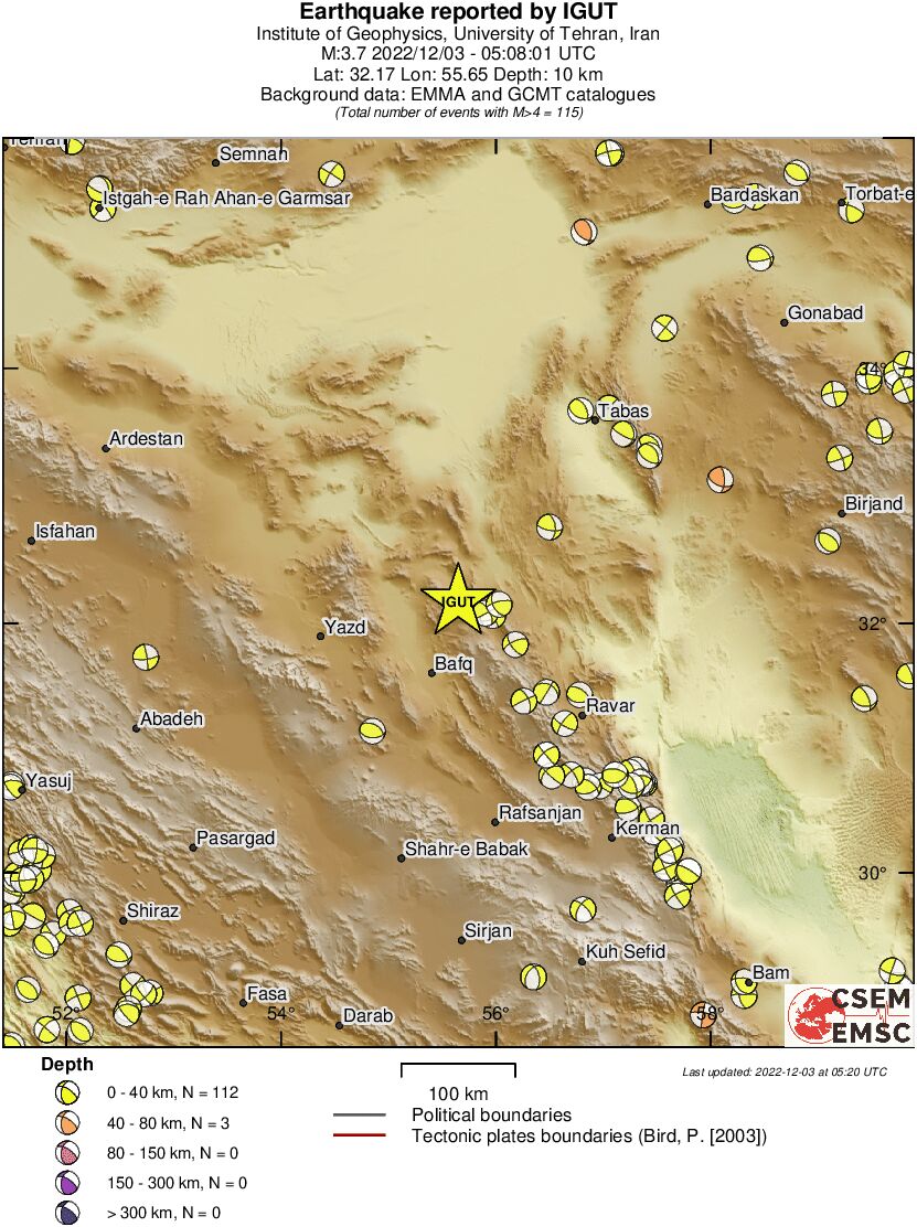 Regional moment Tensor