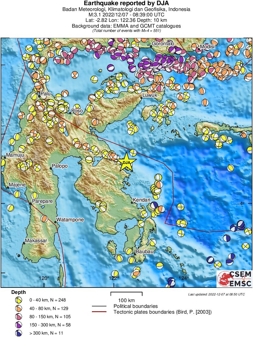 Regional moment Tensor