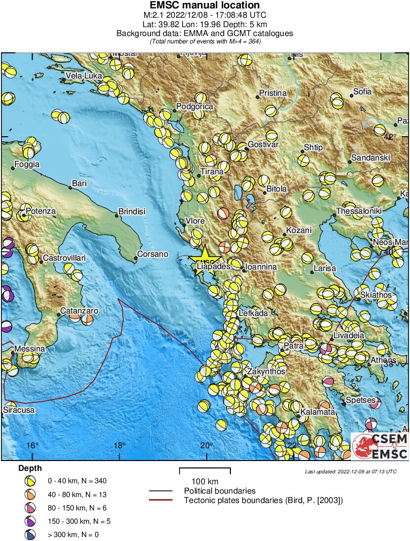 Regional moment Tensor