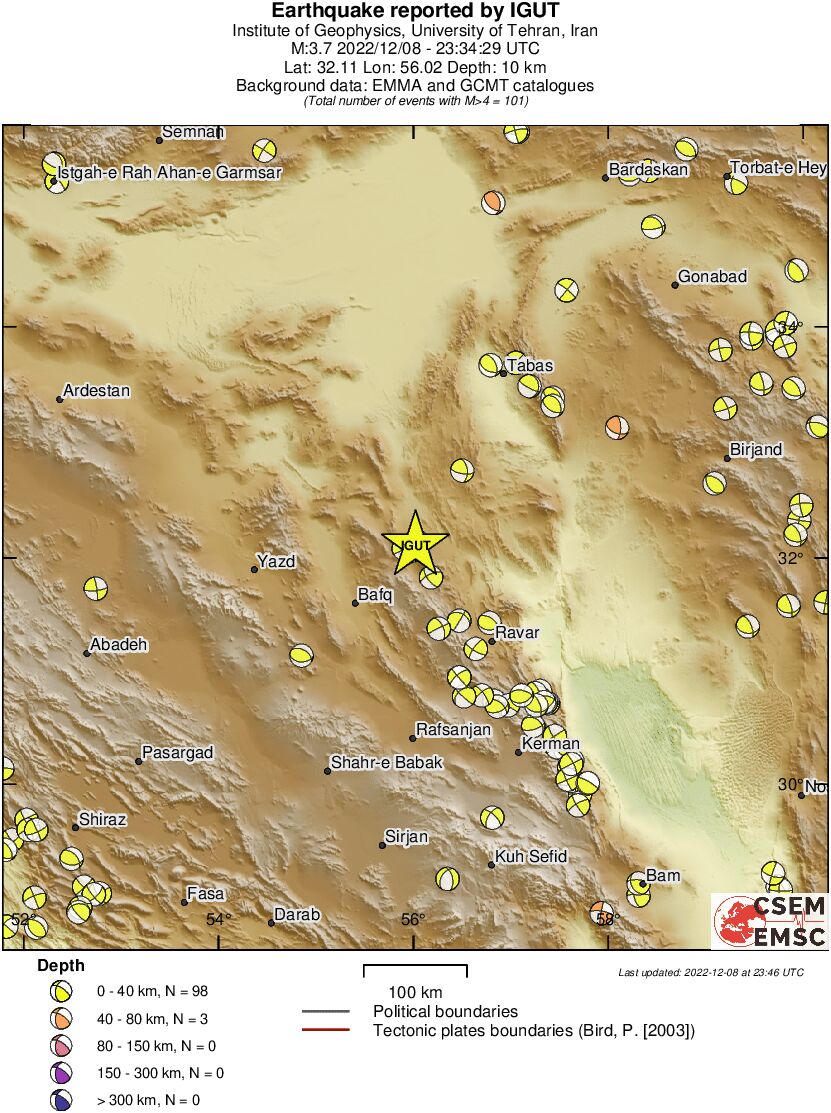 Regional moment Tensor