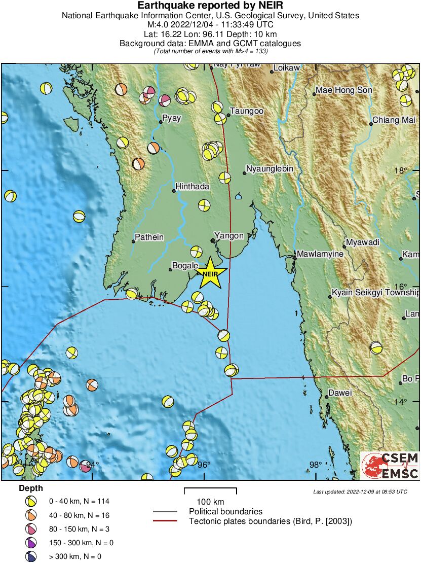 Regional moment Tensor