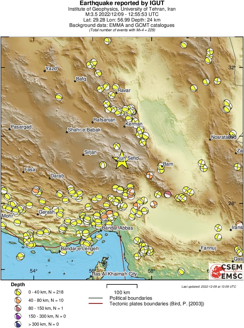 Regional moment Tensor