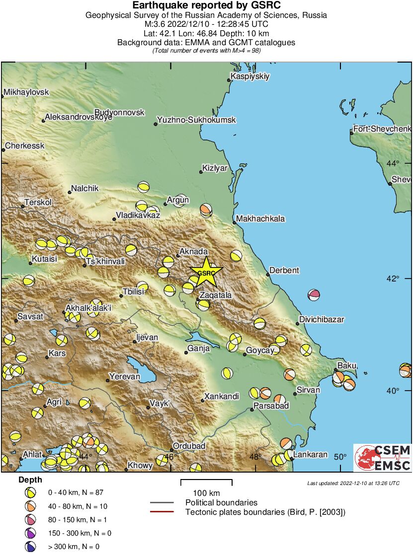 Regional moment Tensor