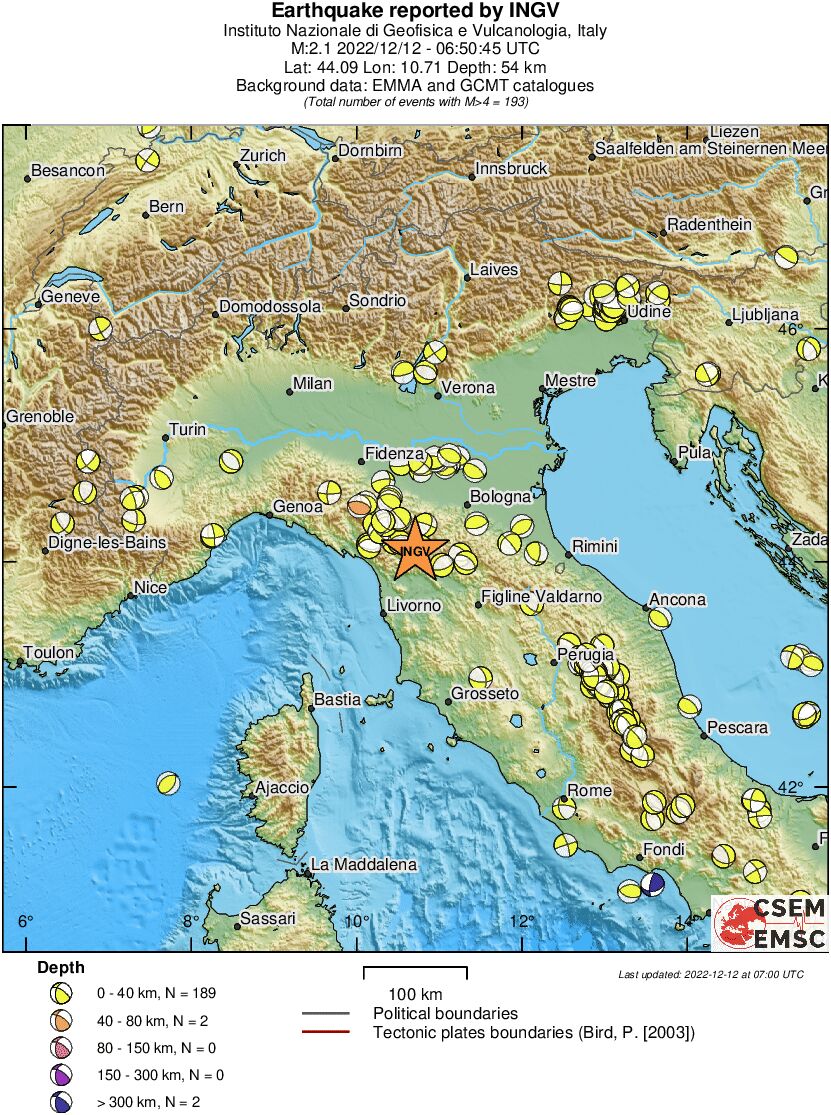 Regional moment Tensor